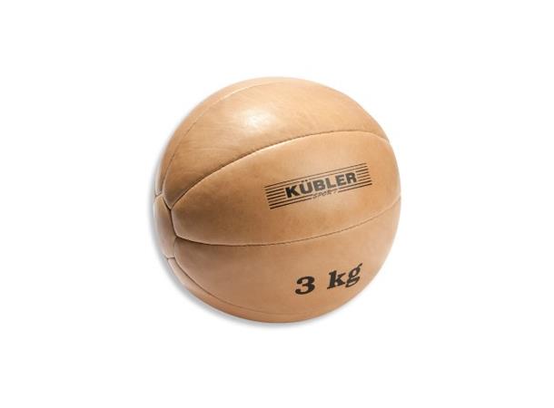 Medisinball i lær - 3 kg